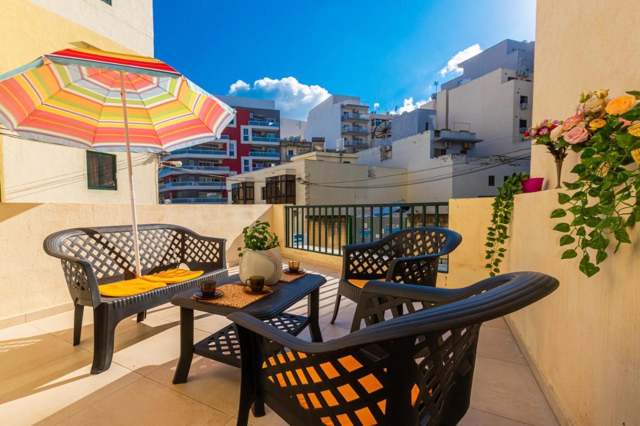 Traditional Maltese Apartment 3Bdr 2 Bth Terrace St. Paul's Bay Exterior foto